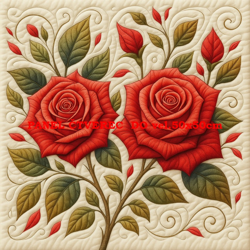Bavlněný panel - varianty velikostí / 10 x 10cm