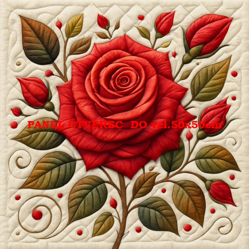 Bavlněný panel - varianty velikostí / 10 x 10cm