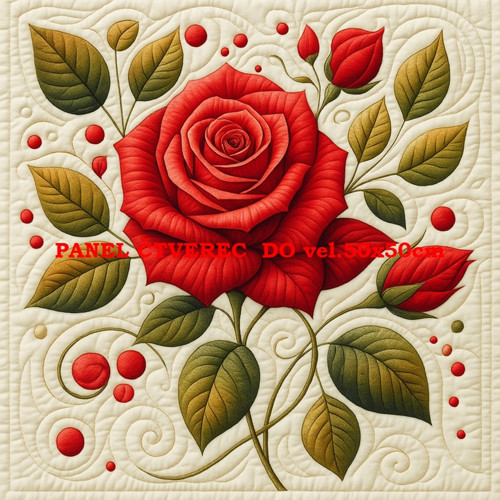 Bavlněný panel - varianty velikostí / 10 x 10cm