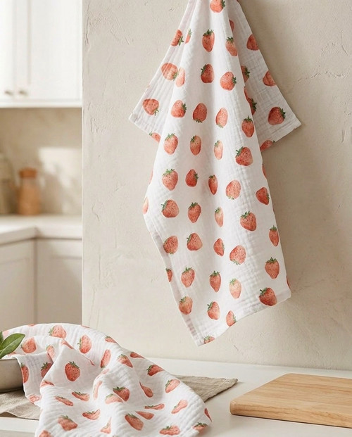 SWEET DESIGN - jahodová utěrka pro TEBE