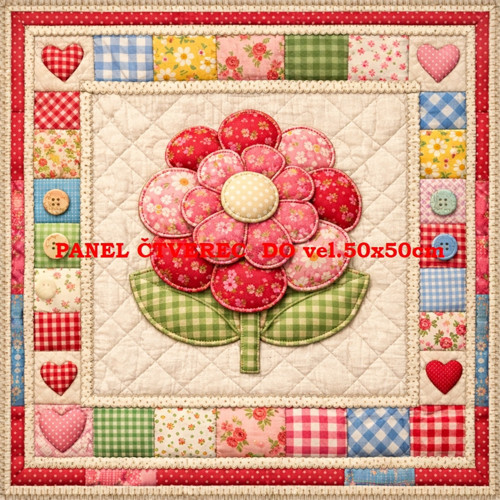 Bavlněný panel - varianty velikostí / 10 x 10cm