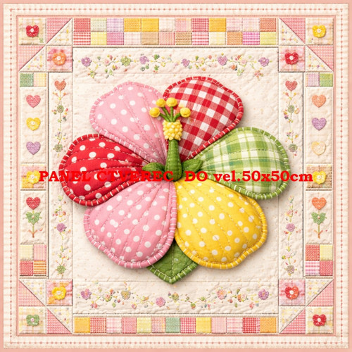 Bavlněný panel - varianty velikostí / 10 x 10cm