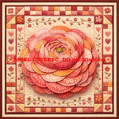 Bavlněný panel - varianty velikostí / 10 x 10cm