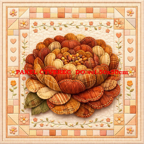 Bavlněný panel - varianty velikostí / 10 x 10cm — foto 1