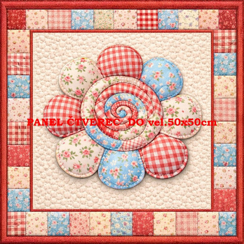 Bavlněný panel - varianty velikostí / 10 x 10cm — foto 1