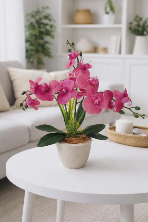 Umělá orchidej 32 cm.