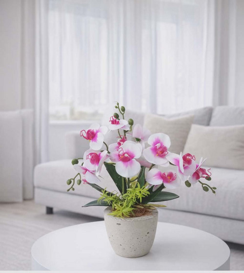 Umělá orchidej 32 cm.