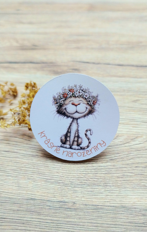 Samolepky - Krásné narozeniny — foto 1