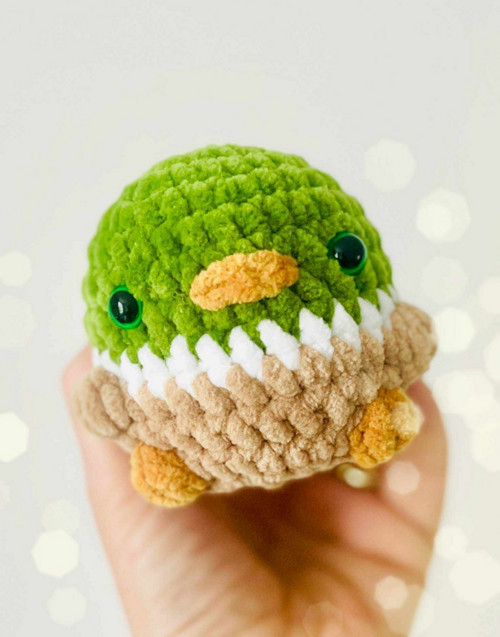 Amigurumi kachnička – roztomilé háčkované zvířátko — foto 1