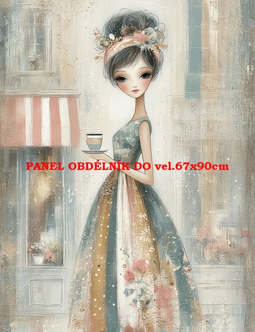 Bavlněný panel 7x10 cm