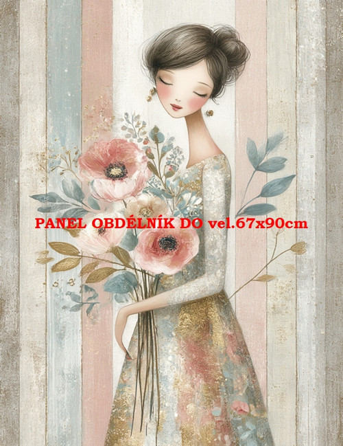 Bavlněný panel 7x10 cm — foto 1