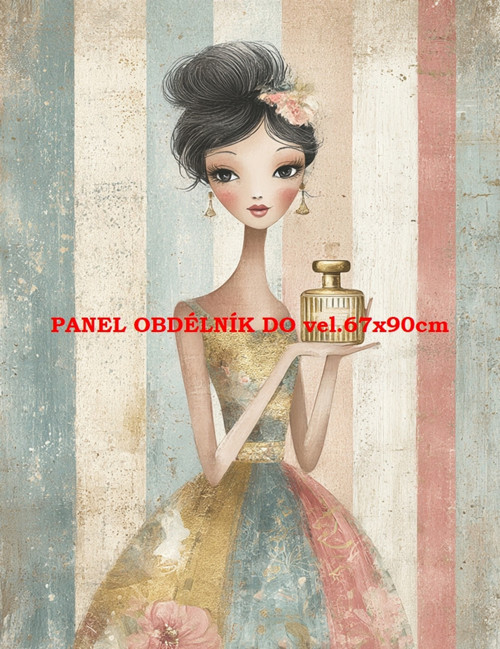 Bavlněný panel 7x10 cm — foto 1