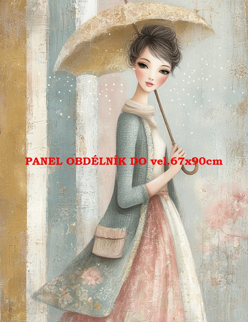 Bavlněný panel 7x10 cm