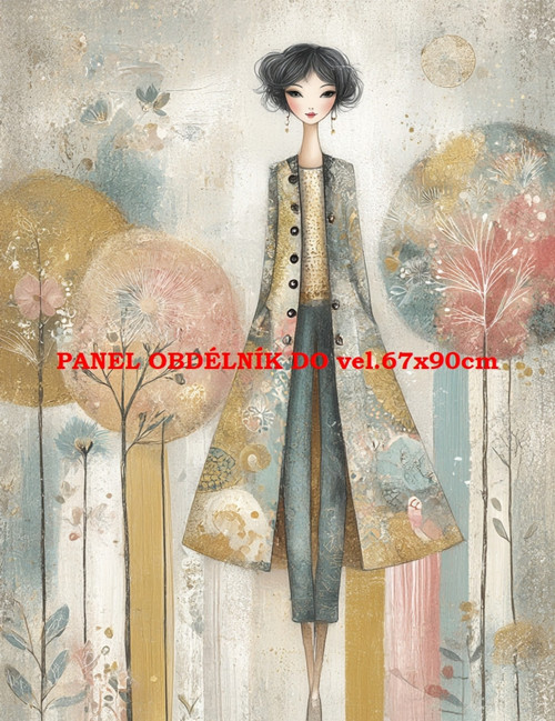 Bavlněný panel 7x10 cm — foto 1