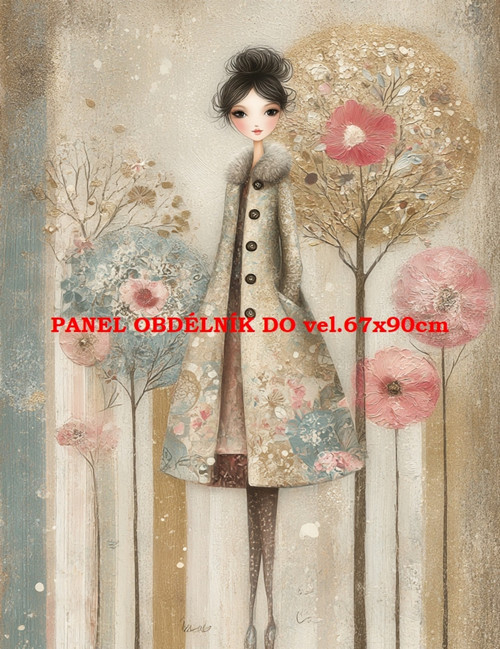 Bavlněný panel 7x10 cm — foto 1