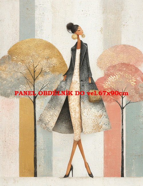 Bavlněný panel 7x10 cm — foto 1