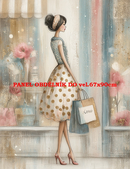 Bavlněný panel 7x10 cm