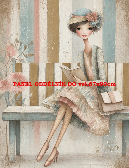 Bavlněný panel 7x10 cm