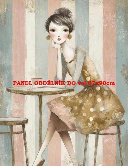 Bavlněný panel 7x10 cm — foto 1