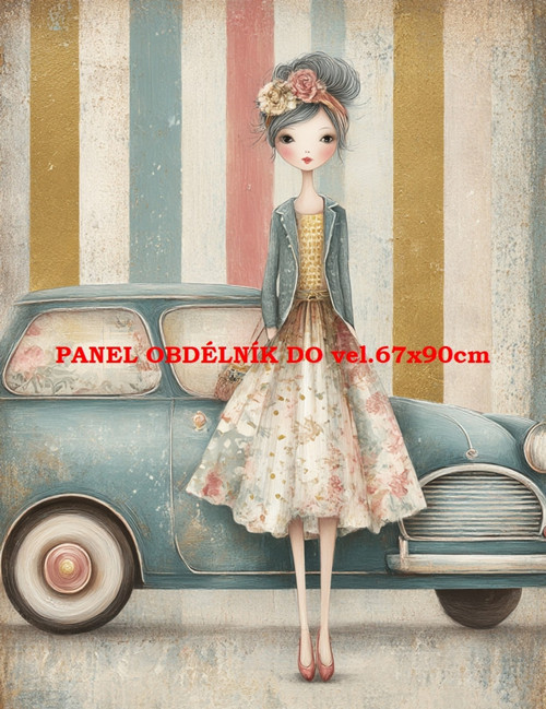 Bavlněný panel 7x10 cm — foto 1