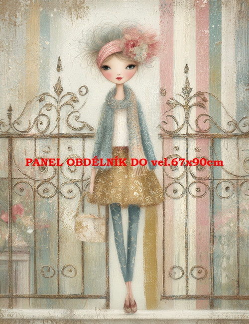 Bavlněný panel 7x10 cm — foto 1