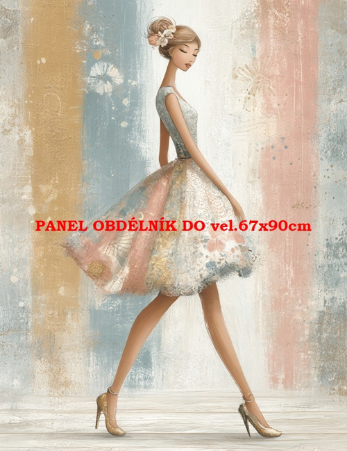 Bavlněný panel 7x10 cm — foto 1