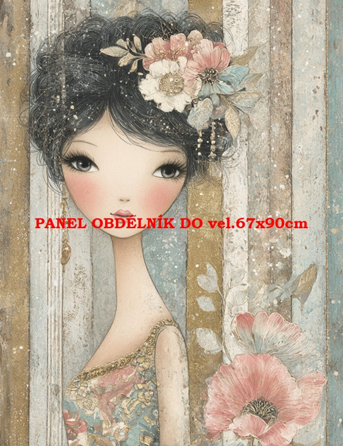 Bavlněný panel 7x10 cm — foto 1