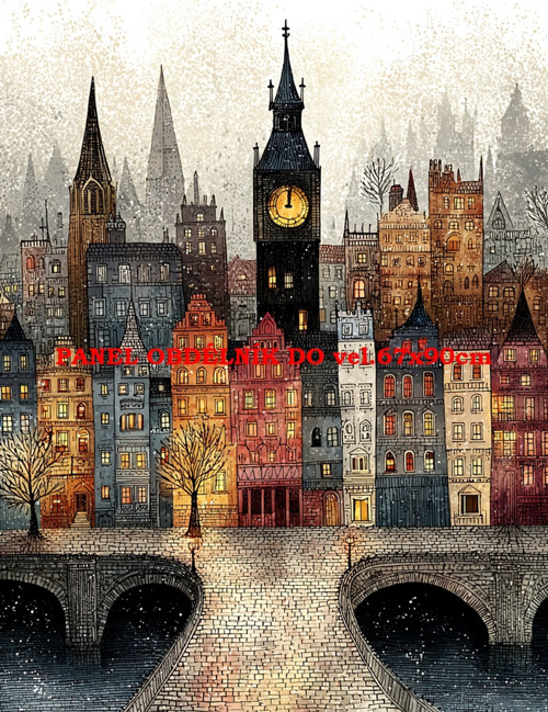 Bavlněný panel 7x10 cm