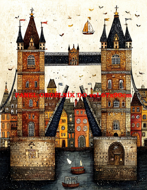 Bavlněný panel 7x10 cm