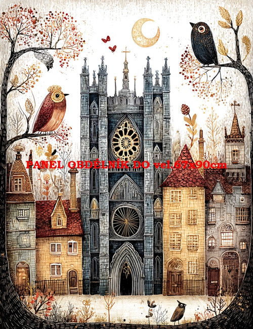 Bavlněný panel 7x10 cm