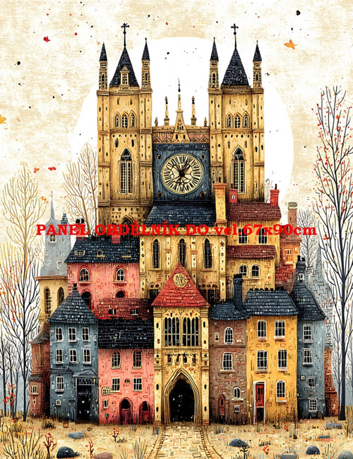 Bavlněný panel 7x10 cm