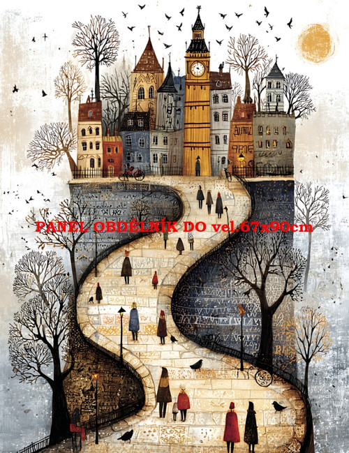 Bavlněný panel 7x10 cm
