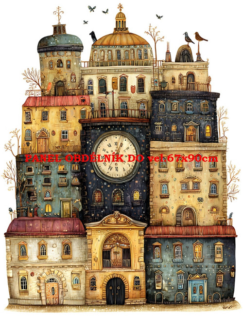 Bavlněný panel 7x10 cm