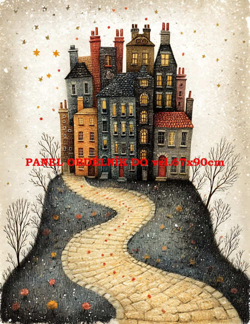 Bavlněný panel 7x10 cm