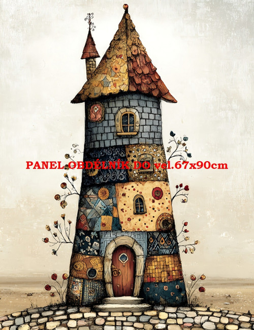 Bavlněný panel 7x10 cm — foto 1
