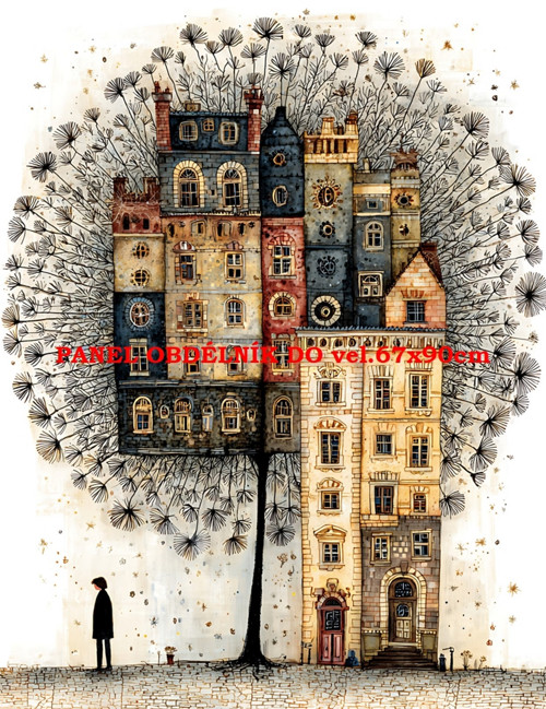 Bavlněný panel 7x10 cm — foto 1