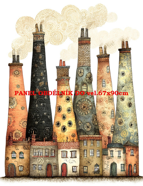 Bavlněný panel 7x10 cm