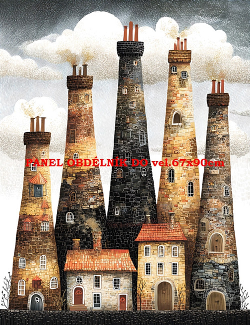 Bavlněný panel 7x10 cm — foto 1