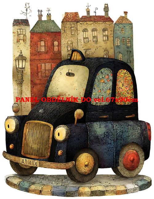 Bavlněný panel 7x10 cm