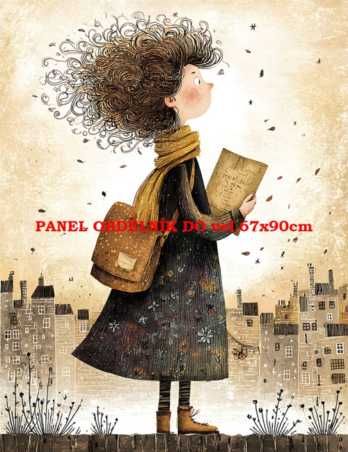Bavlněný panel 7x10 cm