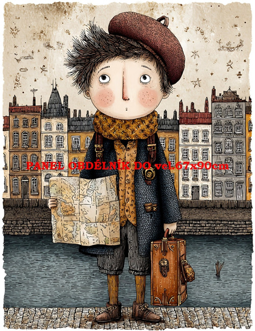 Bavlněný panel 7x10 cm — foto 1
