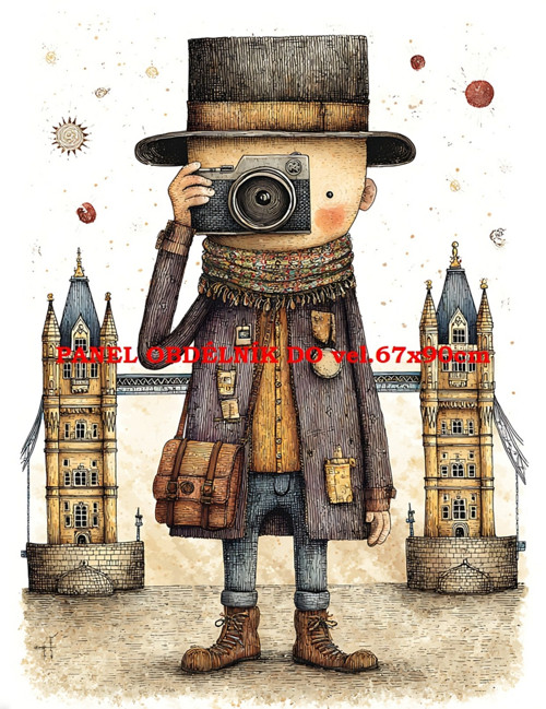 Bavlněný panel 7x10 cm