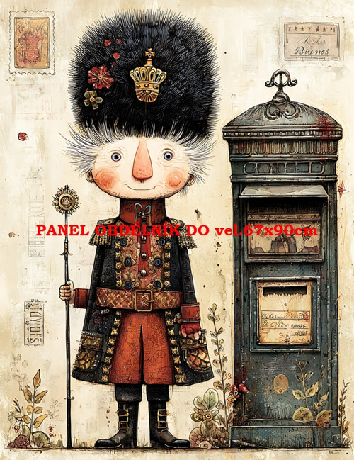 Bavlněný panel 7x10 cm — foto 1