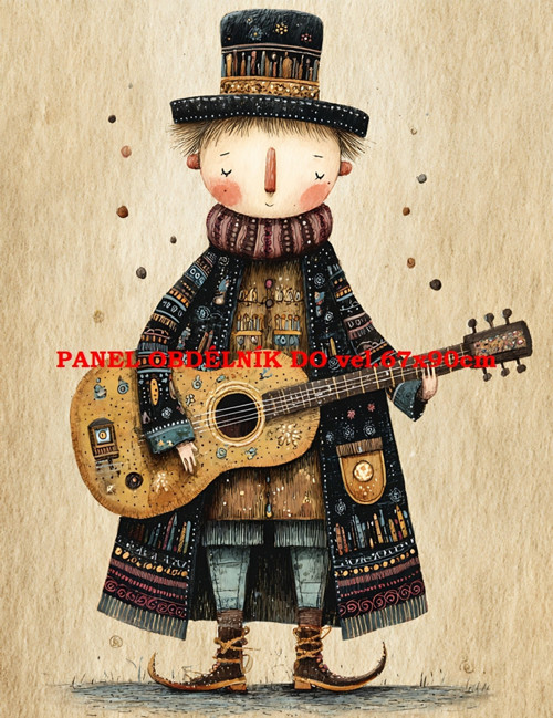 Bavlněný panel 7x10 cm — foto 1