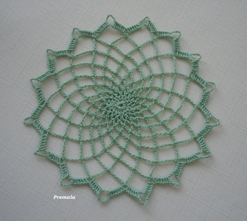 Dečka do lapače 13 cm pistáciová