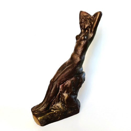 Soška Dívka 25 cm, patinovaná sádra, T. Ivančevič
