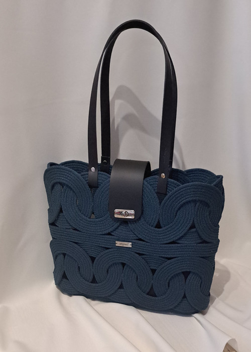 Handmade kabelka NADY-petrolej