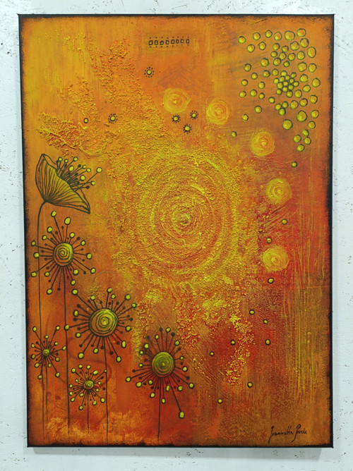 397. Květiny na planetě, rozměry 70x50 cm