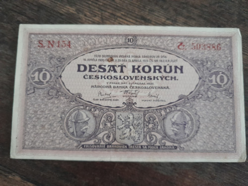 10 korun 1927 — foto 1