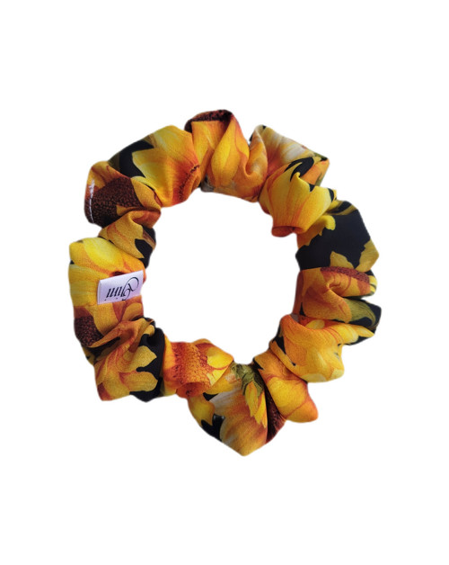 Gini HEDVÁBNÁ scrunchie S Sunflower — foto 1